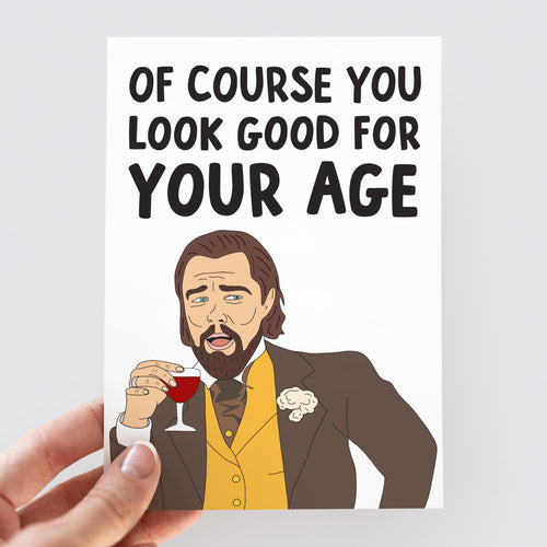 Leonardo Dicaprio Meme Birthday Card - Smudge & Splash