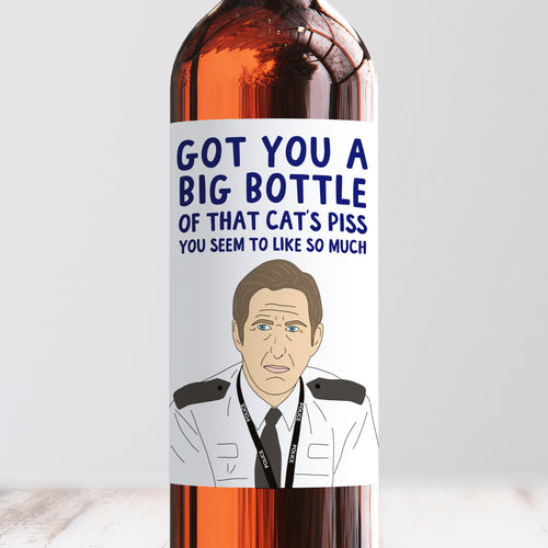 Line Of Duty Wine Label