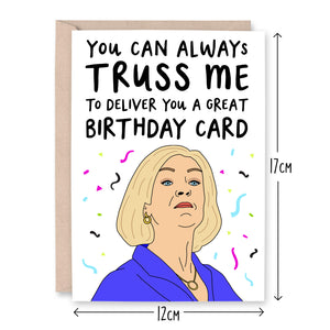 Liz Truss Birthday Card