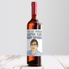Load image into Gallery viewer, Louis Theroux Birthday Wine Label