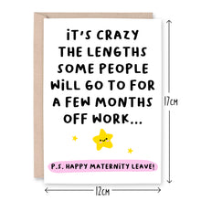Load image into Gallery viewer, Maternity Leave Card - Pink