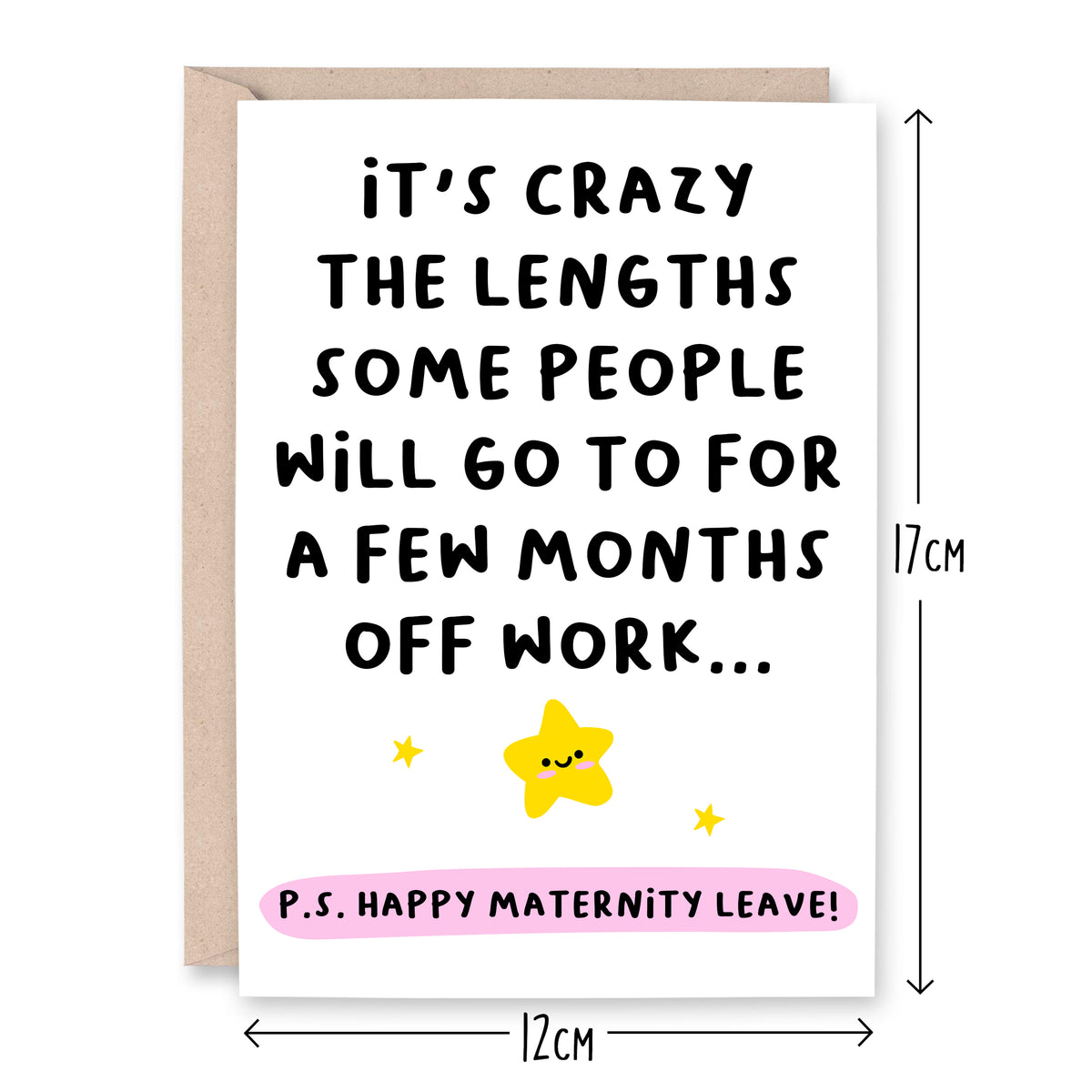 Maternity Leave Card - Pink