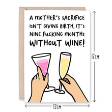 Load image into Gallery viewer, Mother&#39;s Sacrifice Wine Card