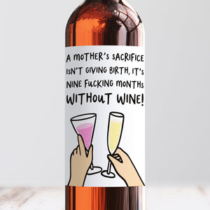 Mother's Sacrifice Wine Label