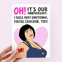 Load image into Gallery viewer, Gavin &amp; Stacey Nessa Our Anniversary Card - Smudge &amp; Splash