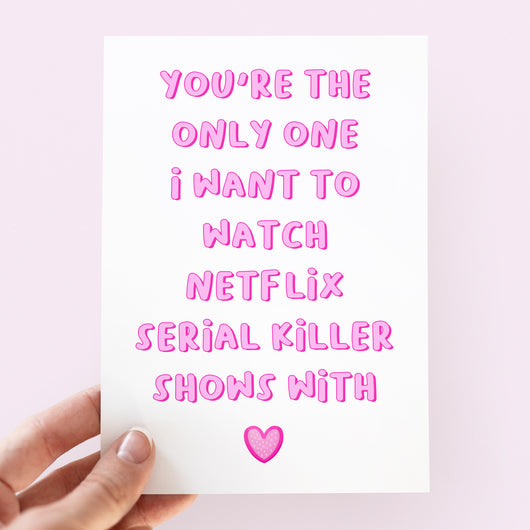 Netflix Serial Killer Card - Smudge & Splash