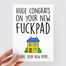 Load image into Gallery viewer, Congrats On Your New Fuckpad Card