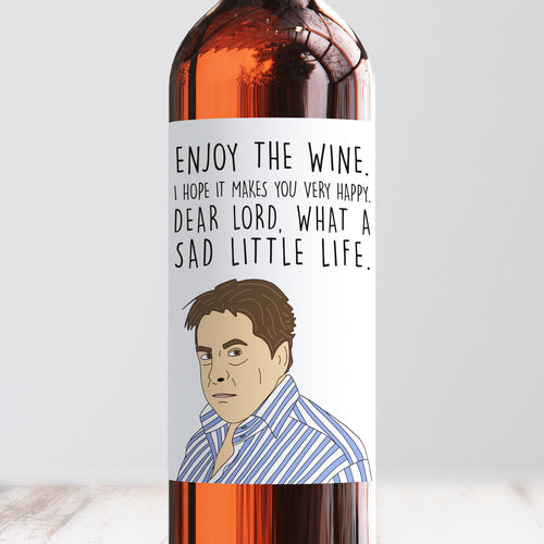 You Won, Jane Come Dine With Me Wine Label
