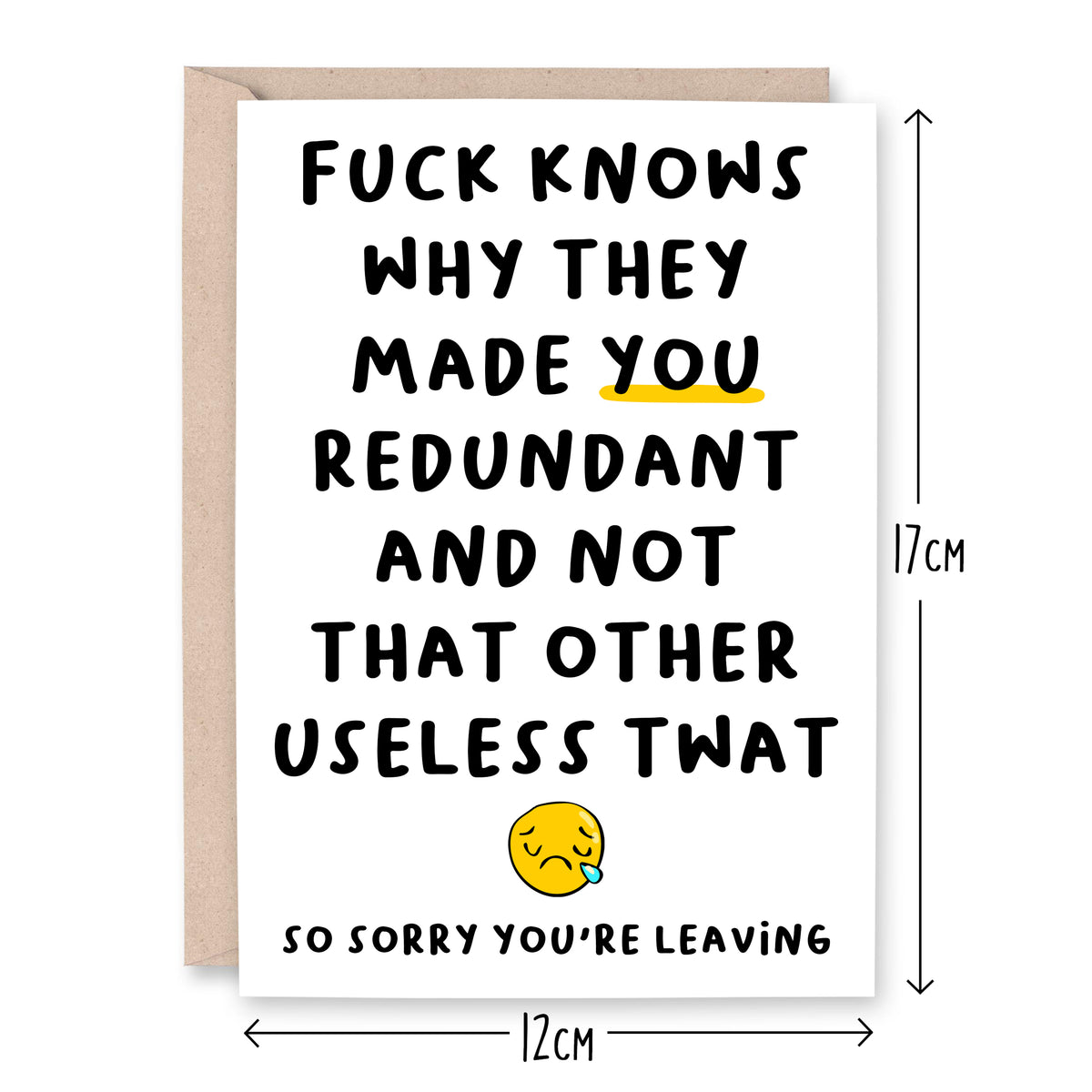 Rude Redundancy Card