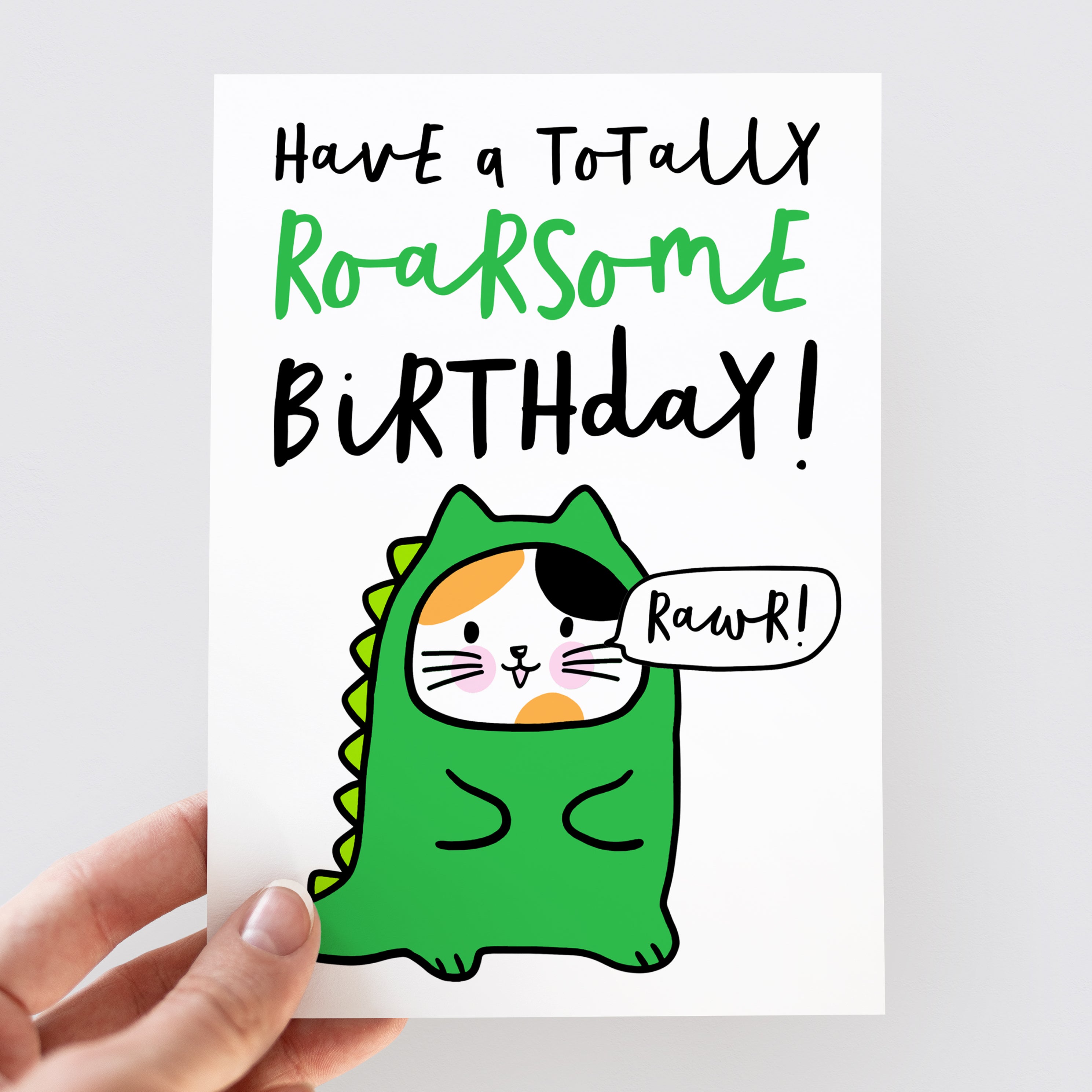 have a roarsome birthday card