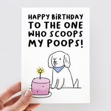 Load image into Gallery viewer, Happy Birthday Pooper Scooper Card