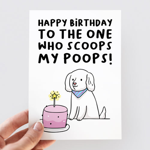 Happy Birthday Pooper Scooper Card