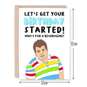 Gavin & Stacey Smithy Birthday Card - Smudge & Splash