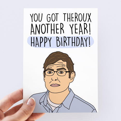 Louis Theroux Birthday Card - Smudge & Splash