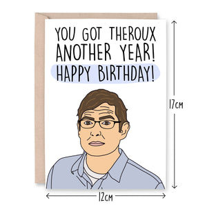 Louis Theroux Birthday Card - Smudge & Splash