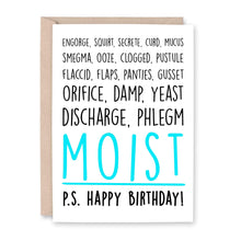 Load image into Gallery viewer, Gross Words Birthday Card - Smudge &amp; Splash